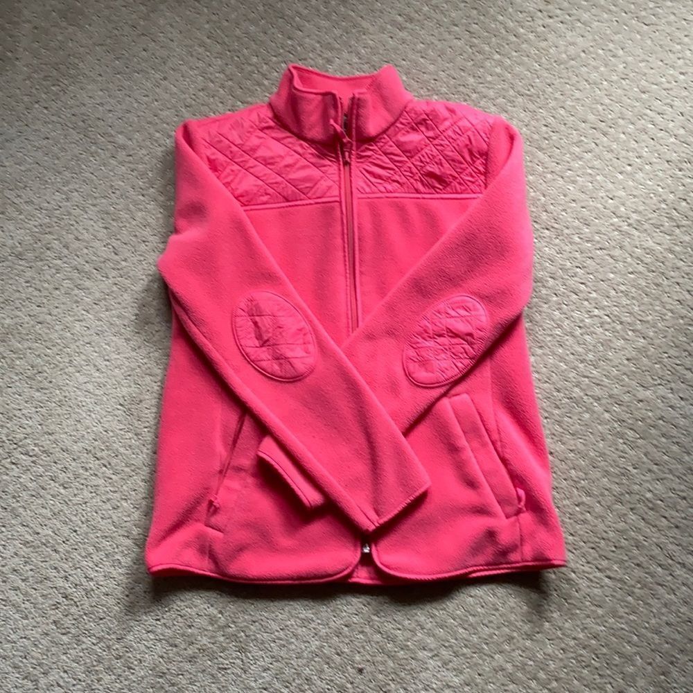 Talbots Pink Quilted Fleece Jacket – Petite Size SP – Like New